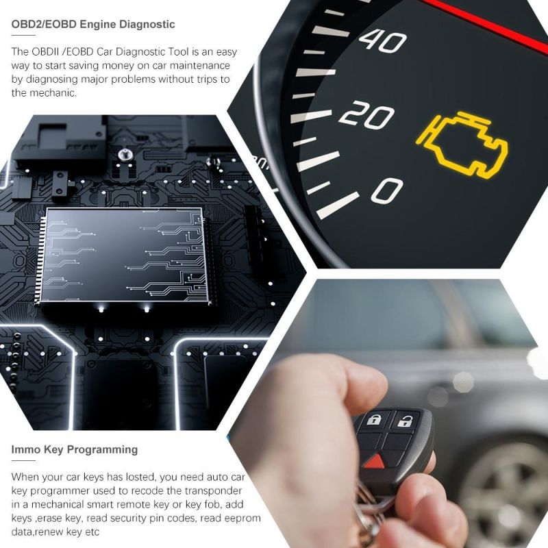 Obdprog 501 OBD2 Tool Car Key Programmer Immobilizer Pin Code Reader Automotive Smart Keys Remote Program Auto Diagnostic Tools Full Version