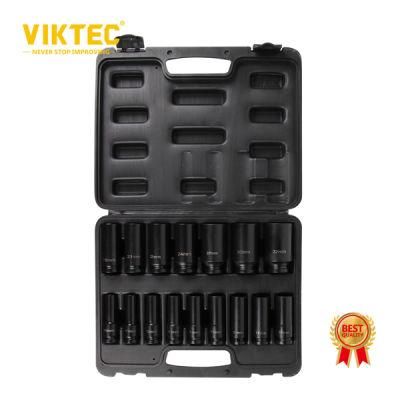 16PC 1/2&quot; Impact Deep Socket Set (VT14108)