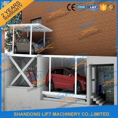 5t 3m Garage Car Elevator Lift Underground Vertical Car Parking System