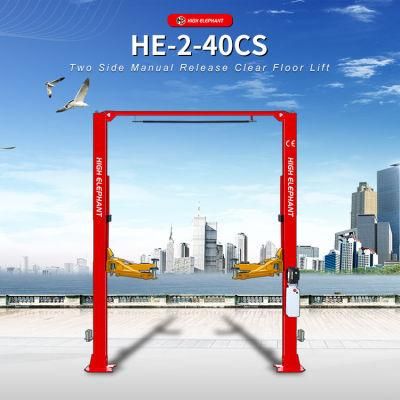 Lift Post in Stock Fast Delivery Factory Price CE Certification 4t Low Ceiling Car Lift 2 Post