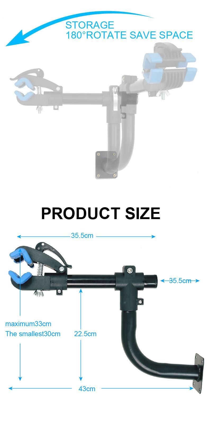 Bike Repair Stand Wall Mount with Adjustment Clamp