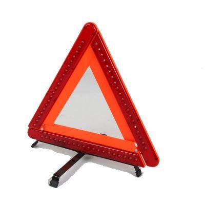 LED Car Triangle Warning Traffic Safety Sign Red Reflective Warning Triangle