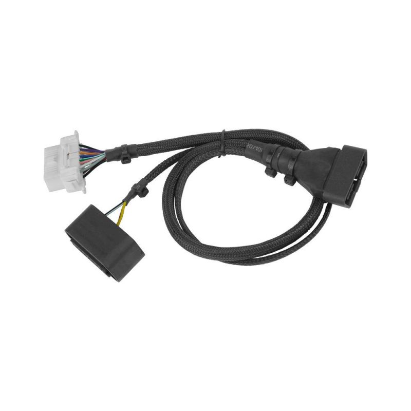 Braided Cable Obdii-16pin Male to Female Y Cable