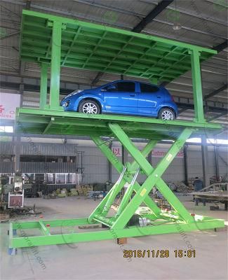 China Inground Hydraulic Parking Car Elevator