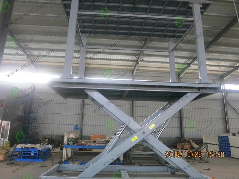 Heavy Loading Scissor Car Double Platform for Parking