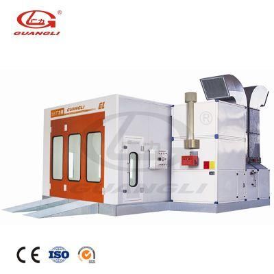 Guangli Facotry Hot Sale Water Base Paint Spray Booth with Nozzles