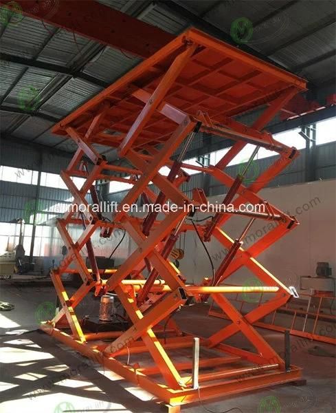 Hydraulic Stationary Vertical Scissor Parking Car Lift Table Price