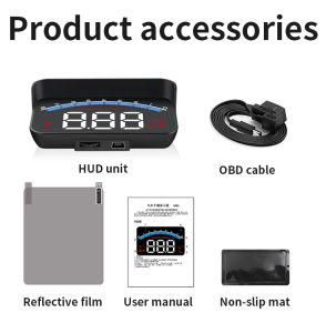 3.5&quot; Screen M6s Hud Car Head up Display Car Alarms OBD2 Overspeed Warming System Speedometer