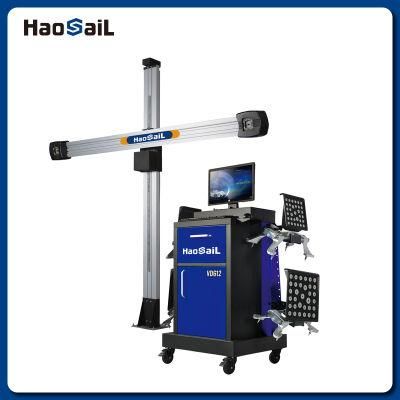 Car Tyre 3D 4 Wheel Alignment Machine with Lifting Beam