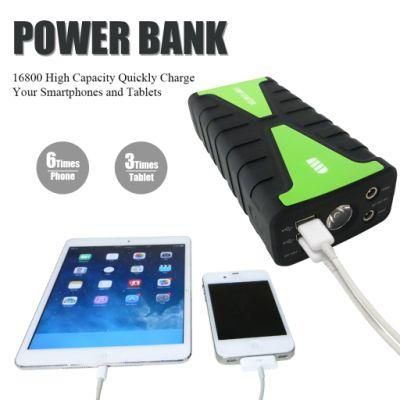 16800mAh Power Bank Battery Charger Portable Jump Starter for Mobile Phones