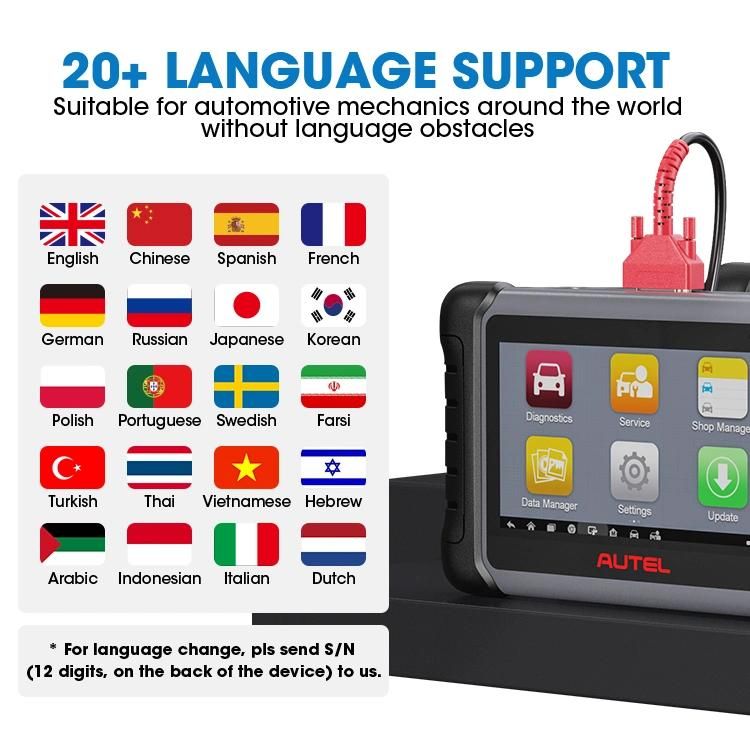 Mk808bt Tax Free Engine Diagnostic Machine Autel Maxicom Mk808bt OBD2 Diagnostic Scan