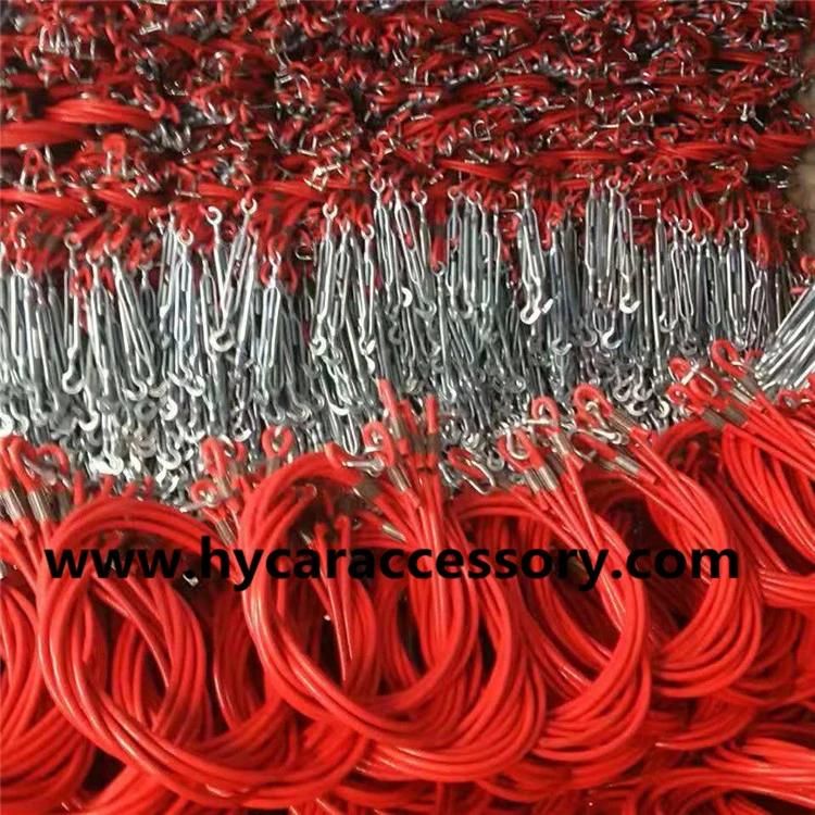 Truck Compartment Cable Pull Line High Quality PVC Rubberized Stainless Steel Wire Rope Oily Wire Rope