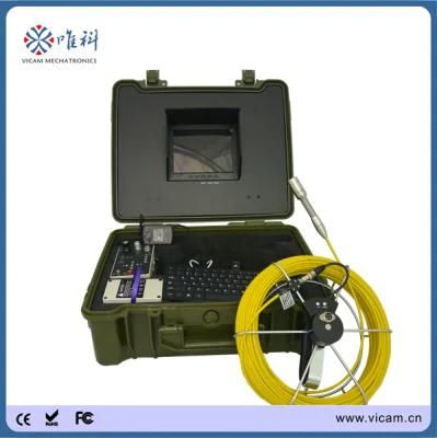 Waterproof Tube Video Sewer Pipeline Inspection Camera with Depth Counter