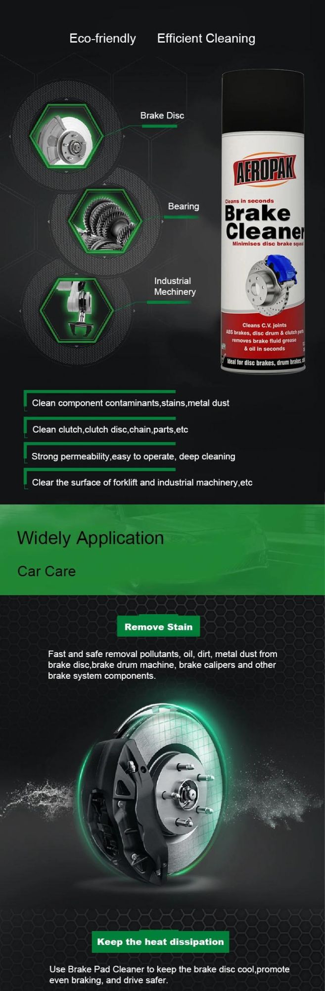 China Manufacture Car Care Product Brake Cleaner
