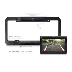 Solar Power Wireless USA License Plate Digital Car Rearview System Built in Battery View Backup Camera Car Reversing