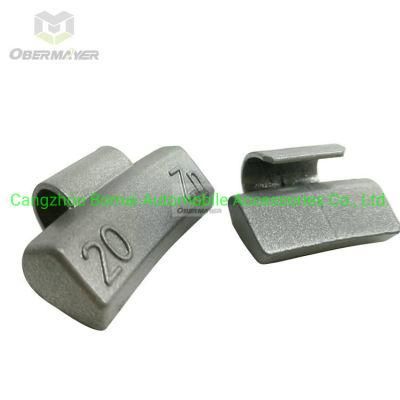 Garage Equipment Wheel Alignment Auto Parts 5g-60g Zinc/Zn Clip on Wheel Balance Weight for Aluminium Rim