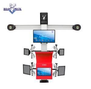 3D Wheel Alignment Machine Equipment for 2 Post Car Lift G300 Double Screen