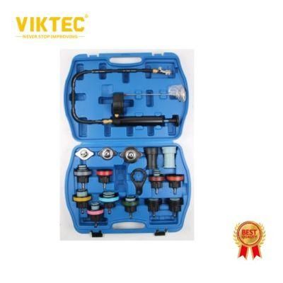 High Quality CE Viktec 18PCS Radiator Pressure Test Kit (VT13892)