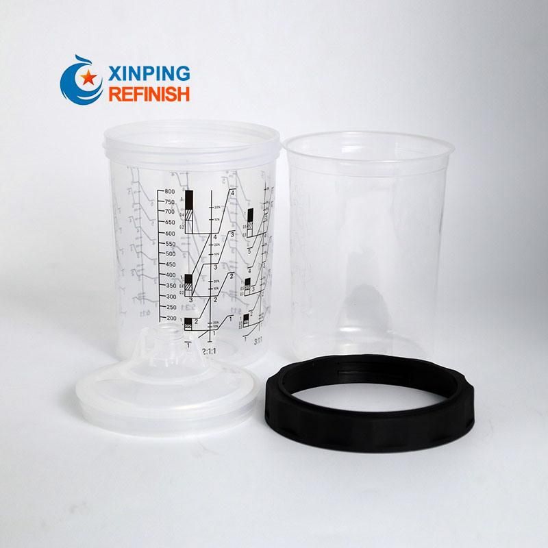 Wholesale Paint Plastic Cup Paint Color Mixing Cup for Car Body Refinish