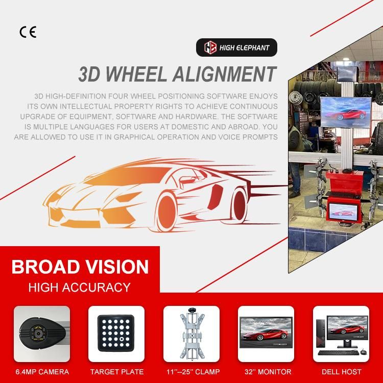 3D Wheel Aligner/Lift/Wheel Balancer/Auto Maintenance/Auto Diagnostic Tool/Garage Equipment/Automotive Equipment/Wheel Alignment Machine Price/