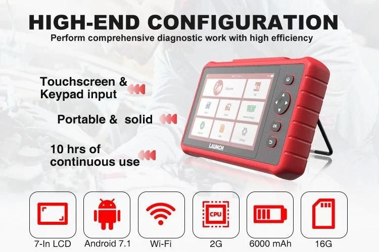 Original Launch X431 Crp909X Same as Launch X431 Crp909e Full Systems Car Scanner 1 Year Free Update Online