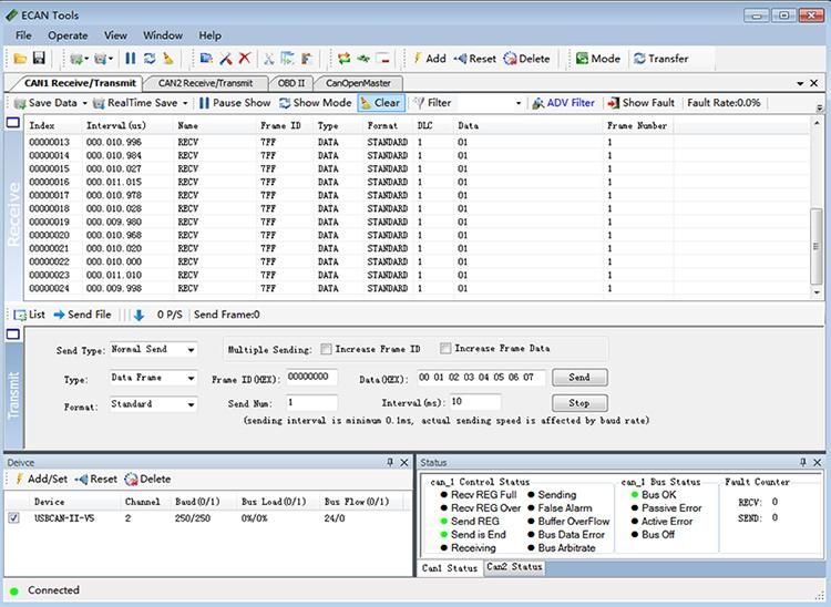 Gcan USB to Can Analyzer 8 Channels Expandable Converter Module