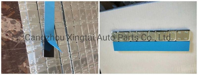 Stick on Balance Weight for Car with Blue Tape Zinc Coated