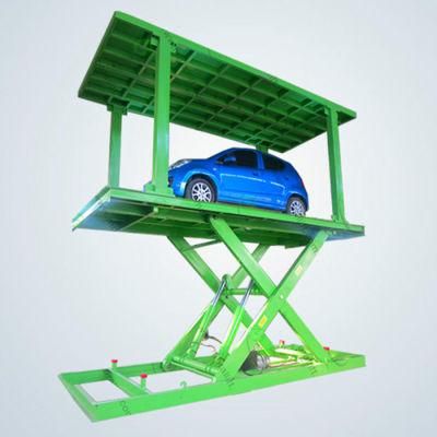 Double Deck Scissor Parking Garage Car Lift