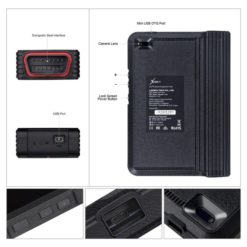 Launch X431 V OBD2 Scanner Complete Auto Diagnosis Obdii Test