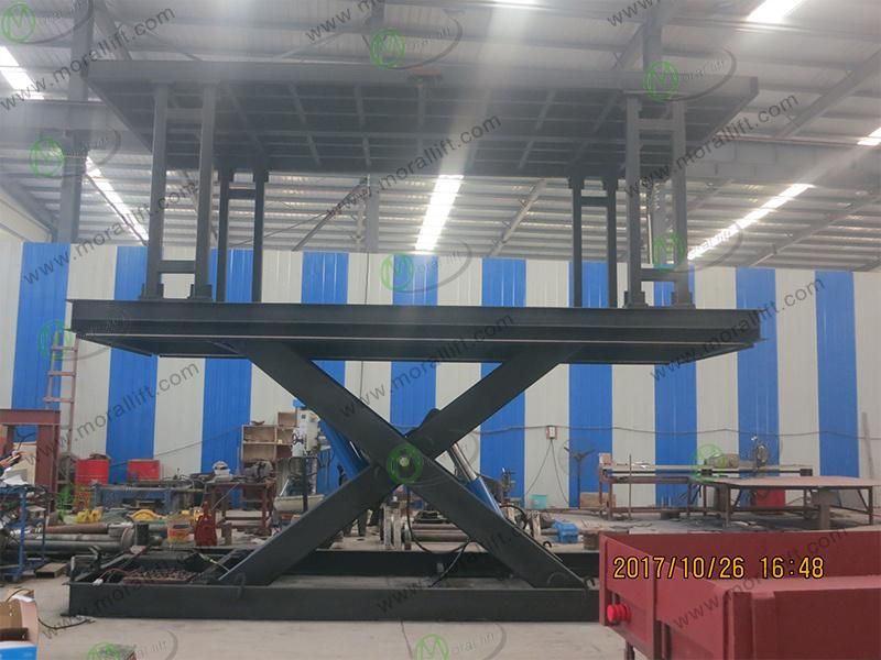 CE 2 Level Double Cars Parking Car Lift