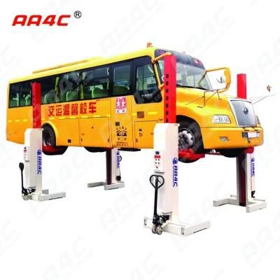 AA4c 22t/ 30t Wireless Mobile Column Bus/Truck Lift Heavy Duty Vehicle Elevator Ramp Imported Balancing Valve