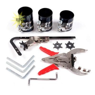 Viktec Car Engine Piston Ring Compressor Service Tool Set &amp; Piston Ring Pliers with Adjustable Safety Screws