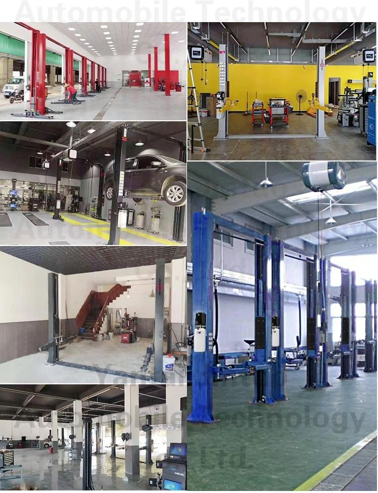 Manufactures Supplies 220V Car Lift Two Post Car Lift for Tire Shop