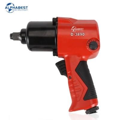 1/2&quot; High Torque Type Repair Tools Air Powered Twin Hammer Pneumatic Air Impact Wrench at-D3890