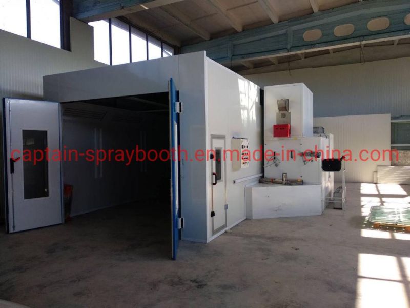 Customized Semi-Downdraft LGP/ Natural Gas Spray Paint Booth /Paint Cabinet 10m-5m-4m