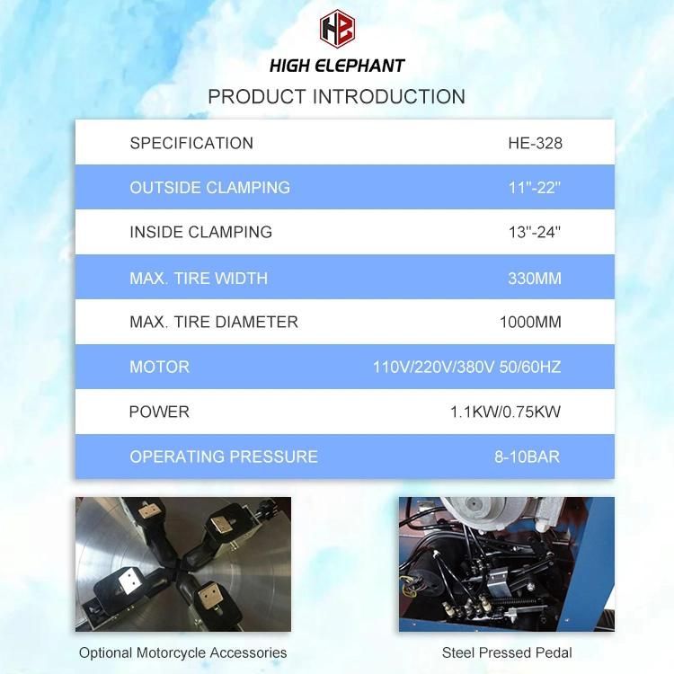 2022 Semi-Automatic Turntable Mobile Tire Changer