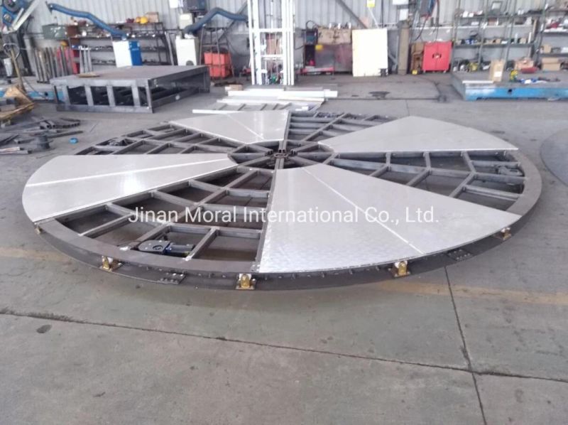 3-6m Diameter Vehicle Turntable with Aluminum Platform