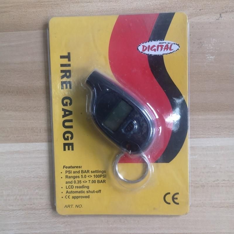 Mini Portable LCD Digital Keychain Tire Pressure Gauge 150 Psi for Car, Motor
