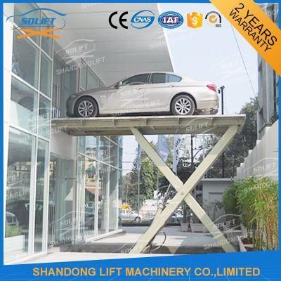 3.5m Stationary Hydrulic Pit Scissor Car Lift for Sale