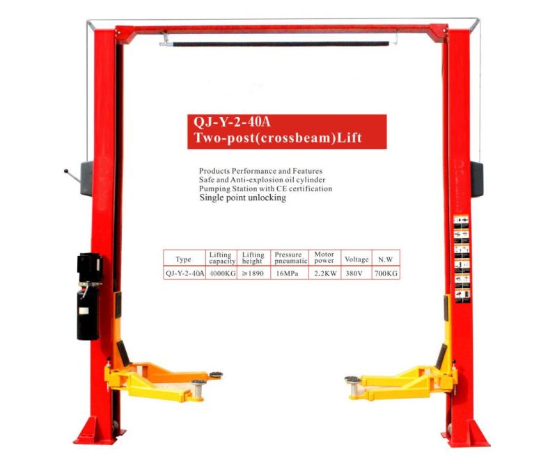 Two Post Lift for Cars and Vehicles