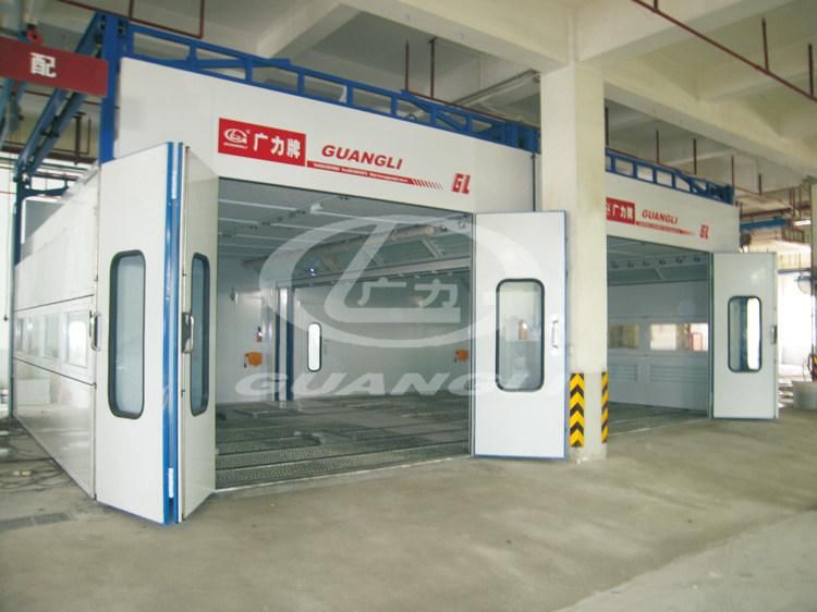 Ce Approved Double-Bays Line Car Care Equipment Car Body Powder Coating Line (GL-L4)