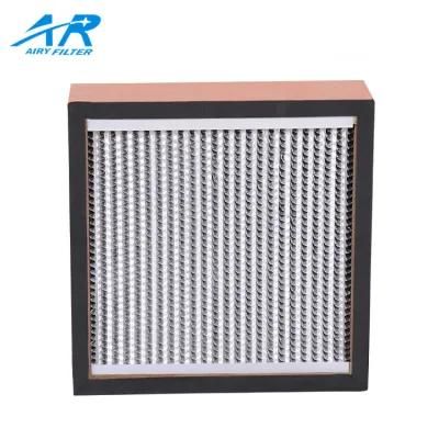 Hot-Selling Aluminum Frame Air Pleat HEPA Filter with High Performance