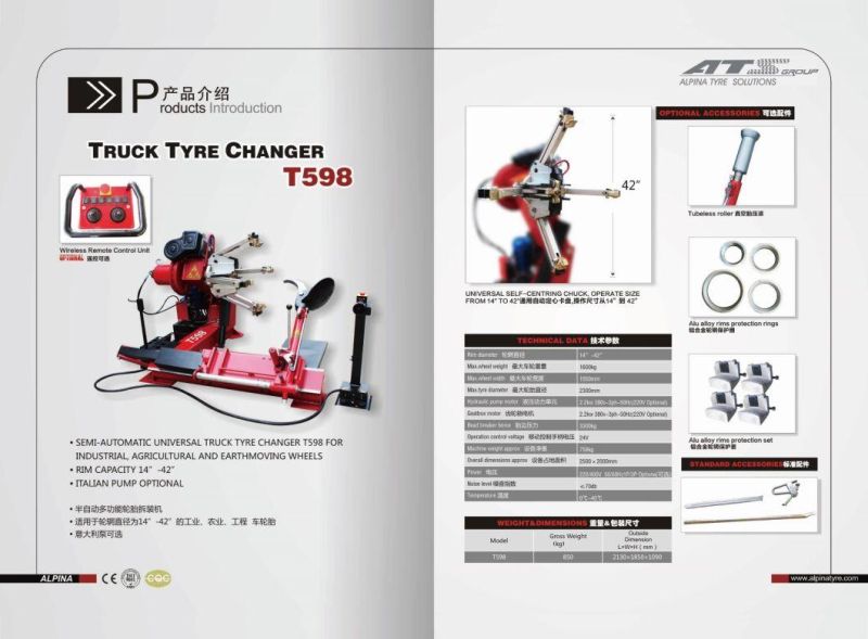 60inches Fully Automatic Tire Changer Tyre Changer