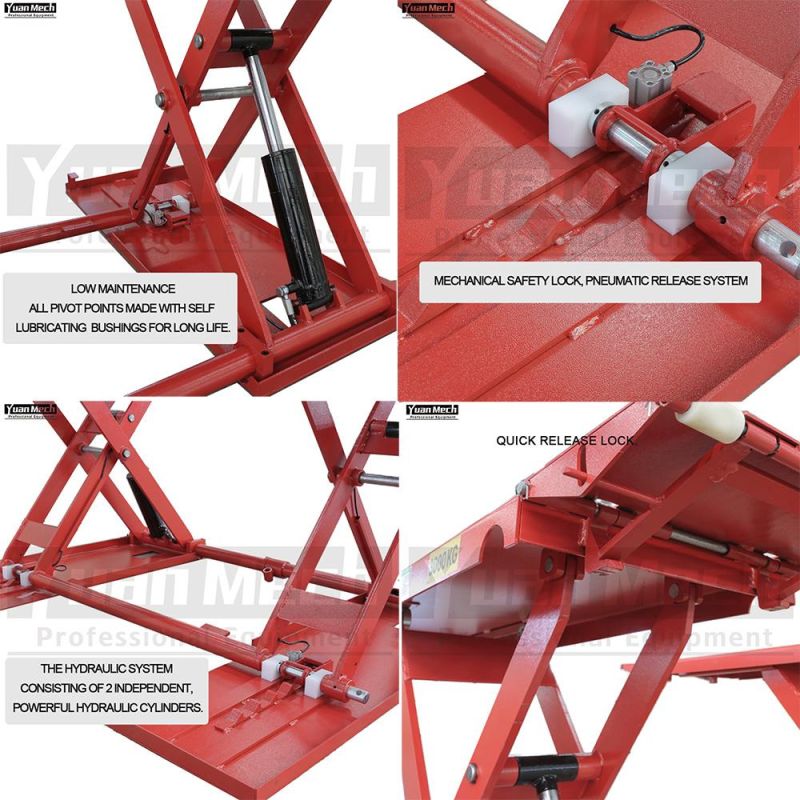 Garage Equipment Hydraulic Inground Mounted MID-Rise Scissor Car Lift