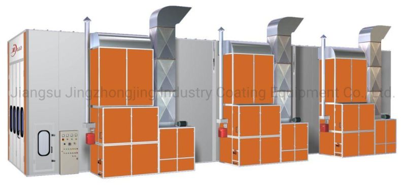 Large Paint Booth for Indoor and Outdoor Environments with Full Down Draft Air Flow