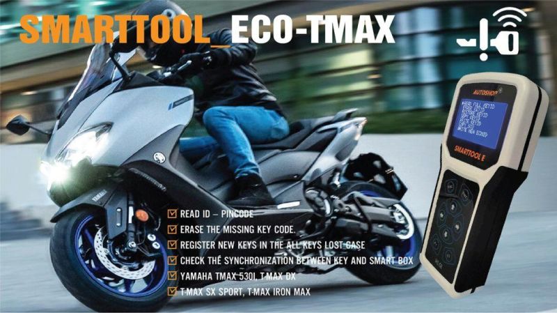 Smarttool Motorcycle Diagnostic Tools Smart Key Programmer Programming Machine & Odo Correction