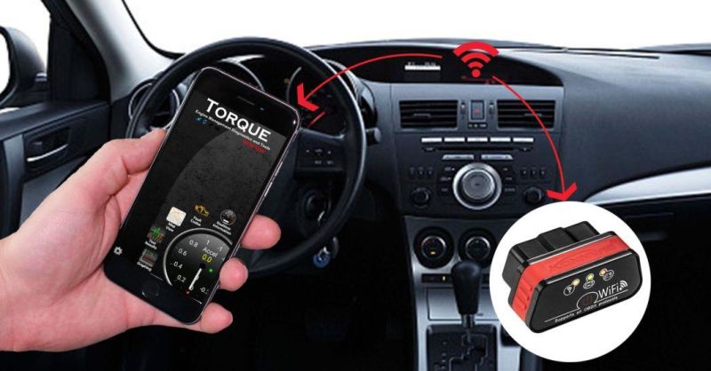 Konnwei 903 OBD2 Scanner with WiFi Logo Auto Diagnostic Tool Suitable for 12V Vehicles, Android and Ios System Both Available