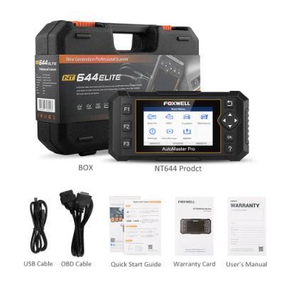 Foxwell Nt644 Elite OBD2 Workshop Car Diagnostic Tool Professional DPF Epb Oil Reset Automotive Scanner Full System