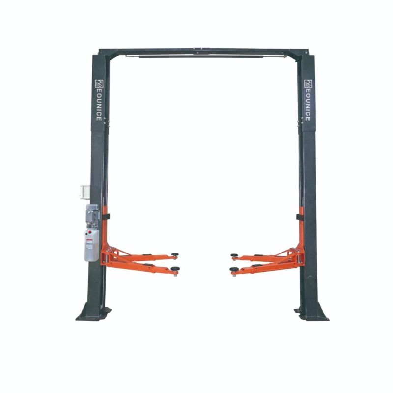 4000kg Equipment Vehicles Clear Floor Hoist Hydraulic Auto Two Post Car Lift / Elevator