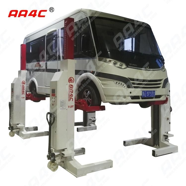 AA4c 22t/ 30t Wireless Mobile Column Bus/Truck Lift Heavy Duty Vehicle Elevator Ramp Imported Balancing Valve